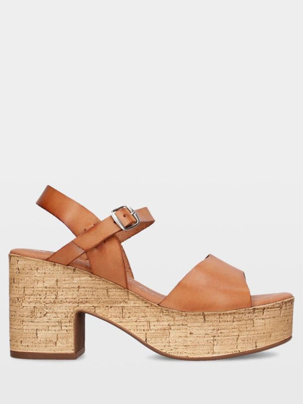 Genuine Leather Platform Sandals